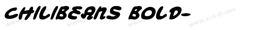 ChiliBeans Bold字体转换 ChiliBeans Bold字体转换